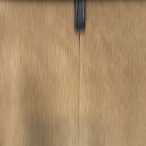 Dkny Wool Blend Double Breasted Single Button Belted Tan Midi Coat size S - Picture 14 of 16